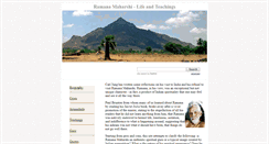 Desktop Screenshot of bhagavan.ramanamaharshi.info